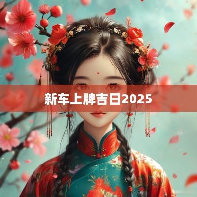 新车上牌吉日2025