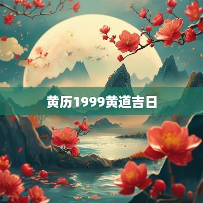 黄历1999黄道吉日