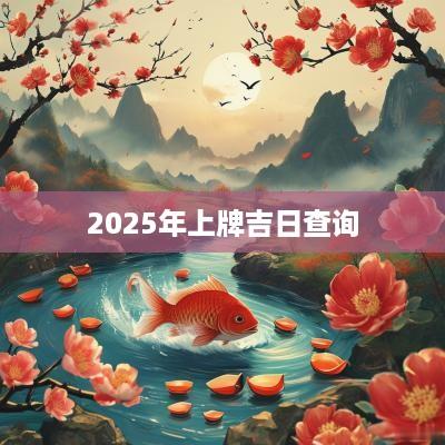 2025年上牌吉日查询