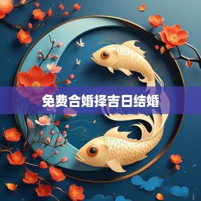 免费合婚择吉日结婚