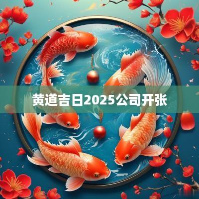 黄道吉日2025公司开张