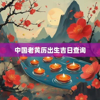 中国老黄历出生吉日查询