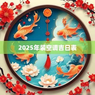 2025年装空调吉日表