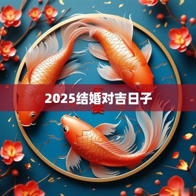 2025结婚对吉日子