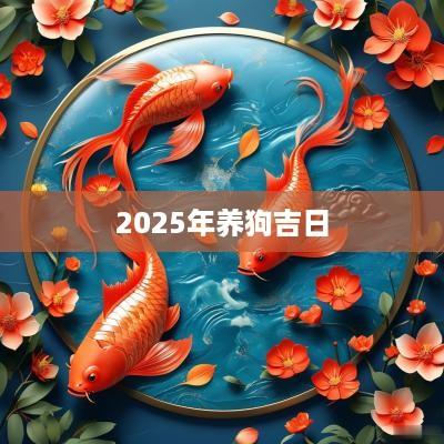 2025年养狗吉日