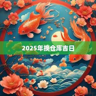 2025年换仓库吉日