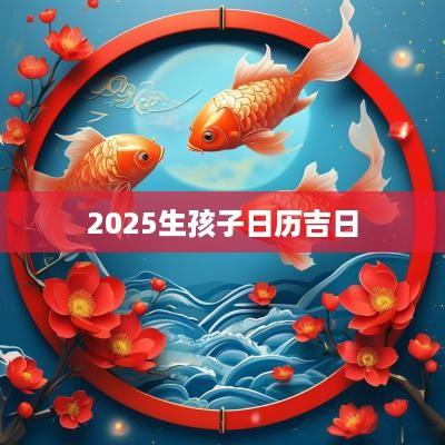 2025生孩子日历吉日