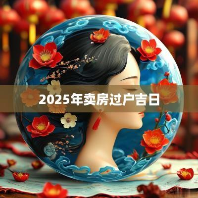 2025年卖房过户吉日