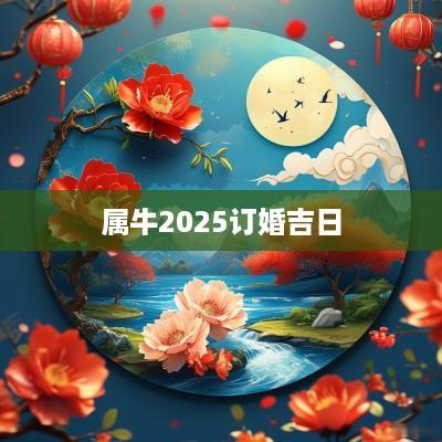 属牛2025订婚吉日