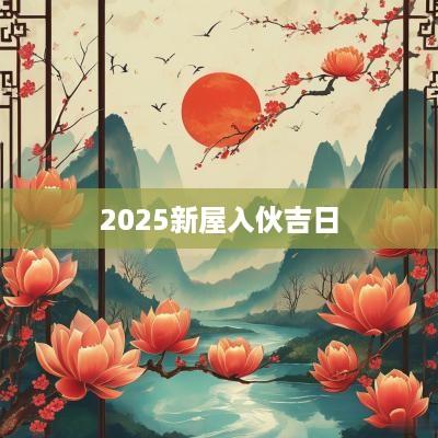 2025新屋入伙吉日
