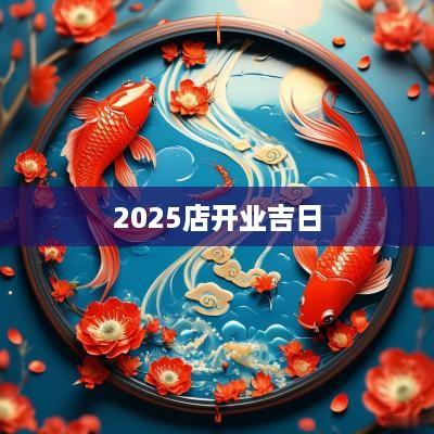 2025店开业吉日