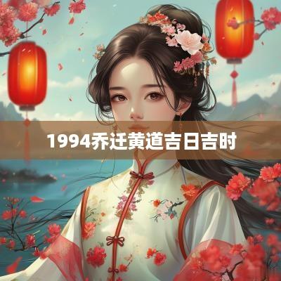 1994乔迁黄道吉日吉时
