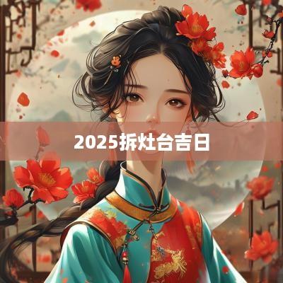 2025拆灶台吉日
