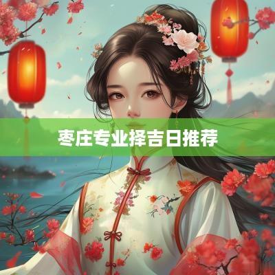 枣庄专业择吉日推荐