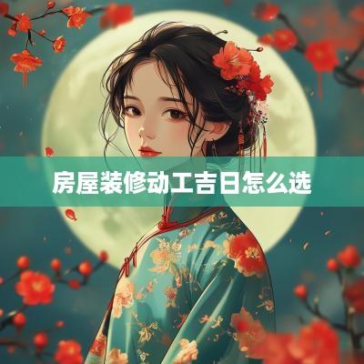 房屋装修动工吉日怎么选