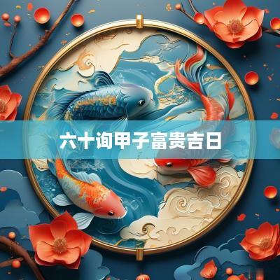 六十询甲子富贵吉日