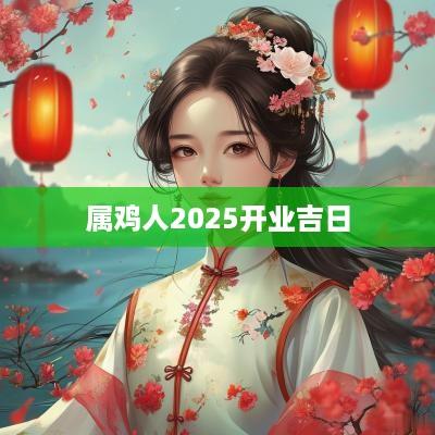 属鸡人2025开业吉日