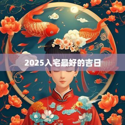 2025入宅最好的吉日