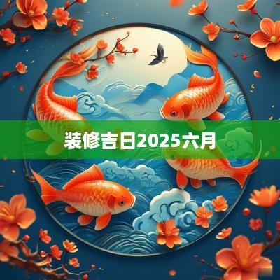 装修吉日2025六月