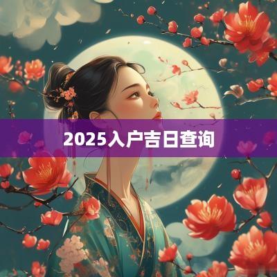 2025入户吉日查询