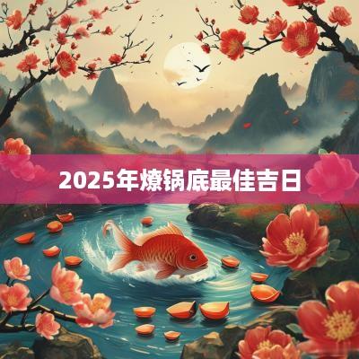 2025年燎锅底最佳吉日