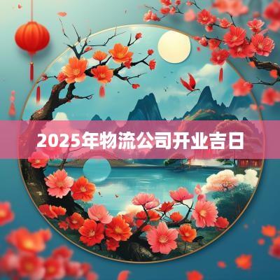 2025年物流公司开业吉日