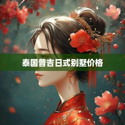 泰国普吉日式别墅价格