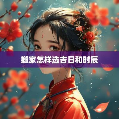 搬家怎样选吉日和时辰 搬家怎样选吉日和时辰