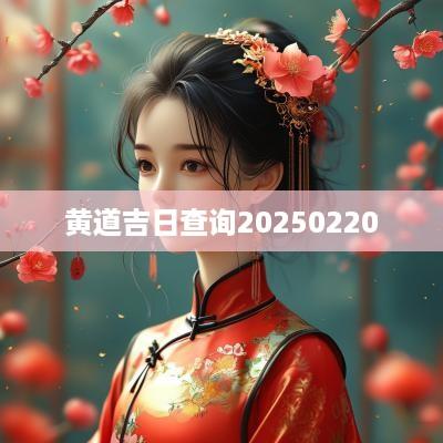 黄道吉日查询20250220