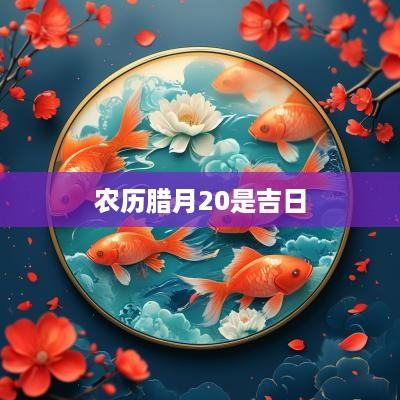 农历腊月20是吉日