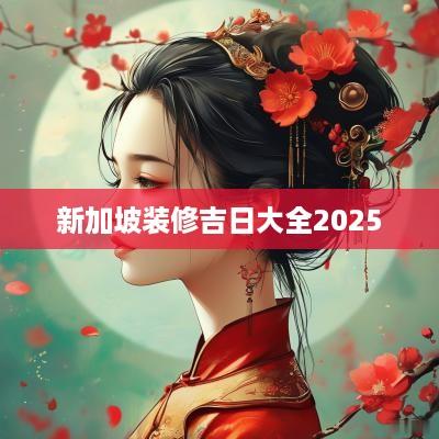 新加坡装修吉日大全2025