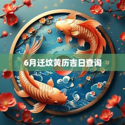 6月迁坟黄历吉日查询