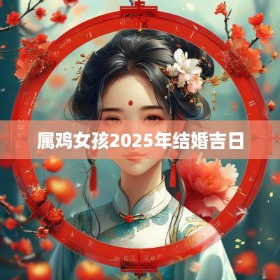 属鸡女孩2025年结婚吉日