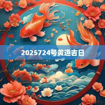 2025724号黄道吉日