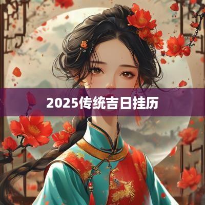 2025传统吉日挂历