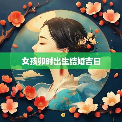 女孩卯时出生结婚吉日