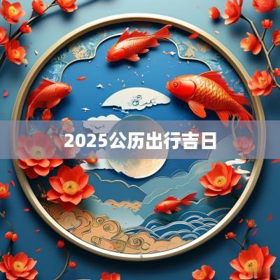 2025公历出行吉日