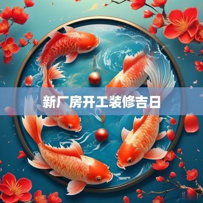 新厂房开工装修吉日