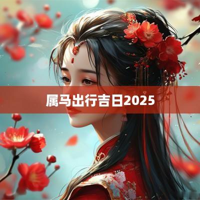 属马出行吉日2025