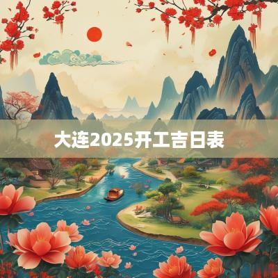 大连2025开工吉日表