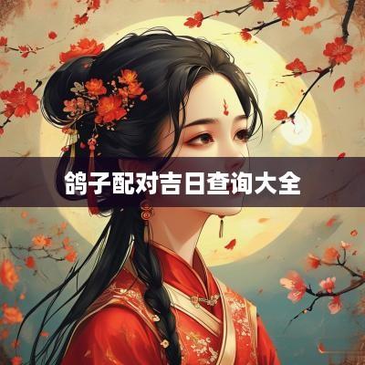 鸽子配对吉日查询大全