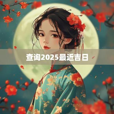 查询2025最近吉日