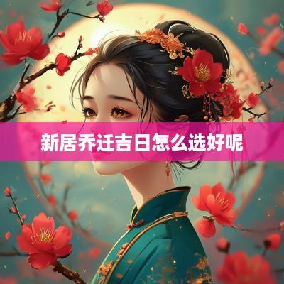 新居乔迁吉日怎么选好呢
