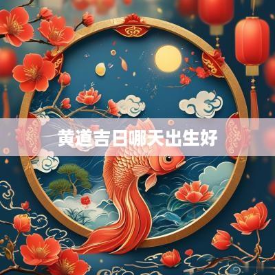 黄道吉日哪天出生好