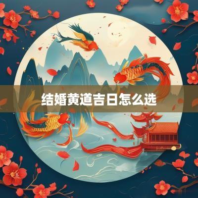 结婚黄道吉日怎么选