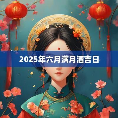 2025年六月满月酒吉日