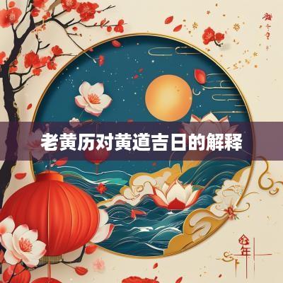 老黄历对黄道吉日的解释