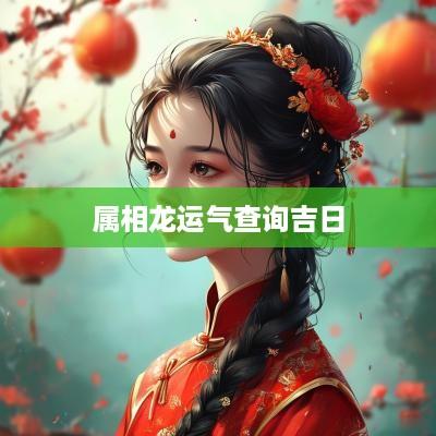 属相龙运气查询吉日