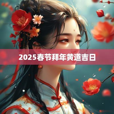 2025春节拜年黄道吉日