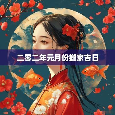 二零二年元月份搬家吉日